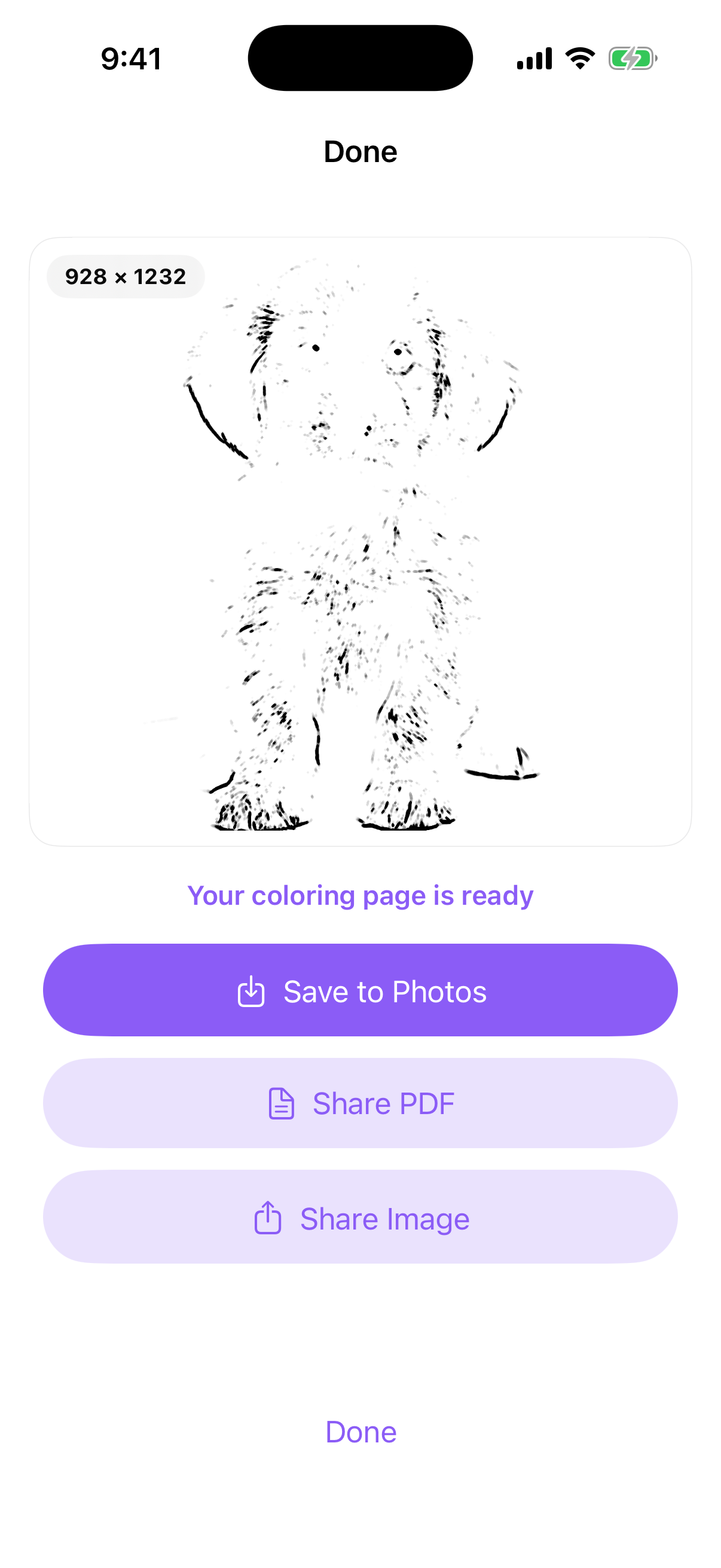 Coloring Page screenshot