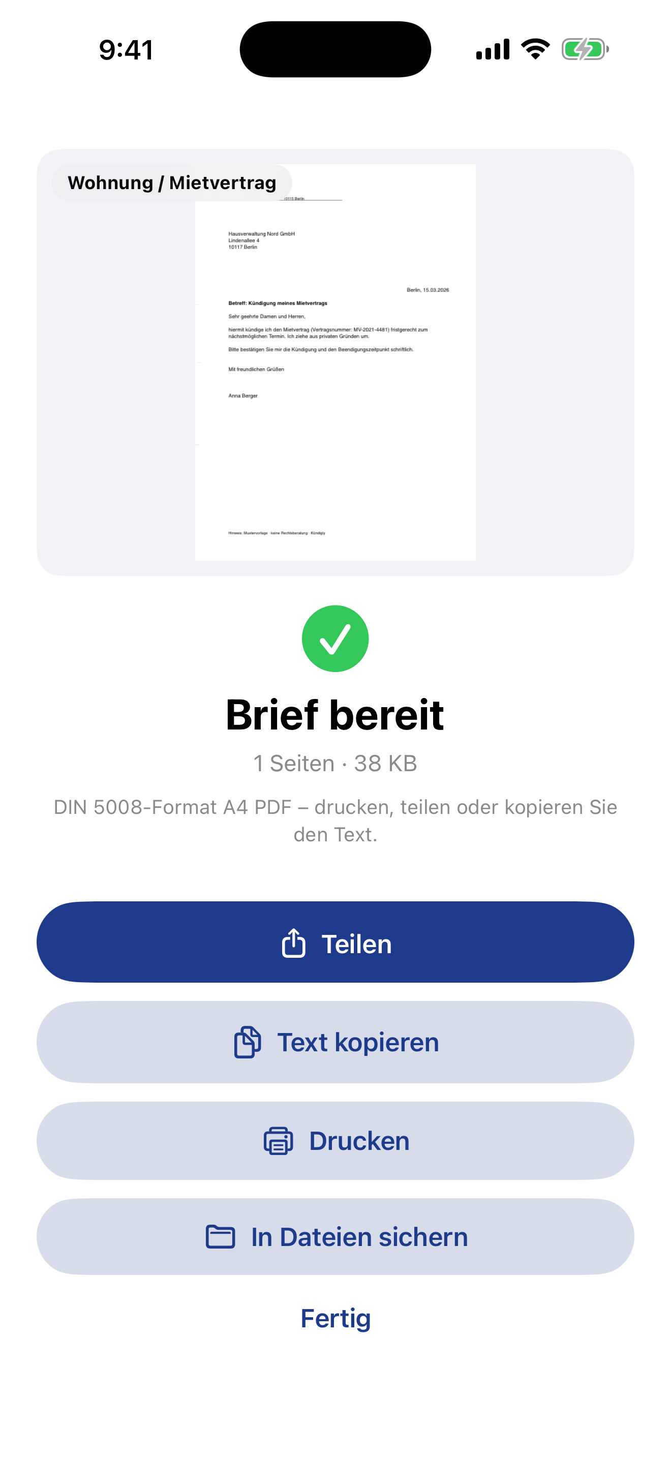 Kuendigly Bildschirmfoto
