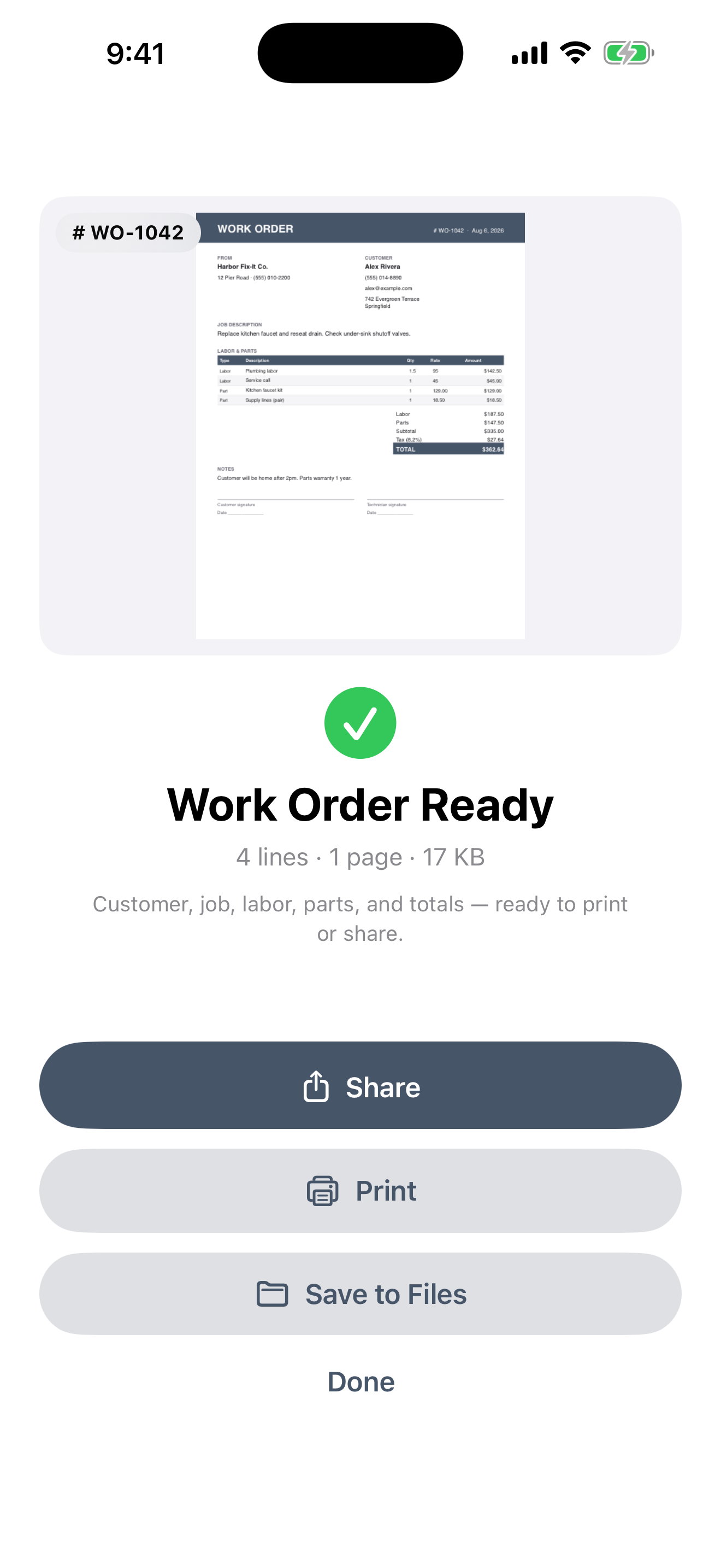 Workly screenshot